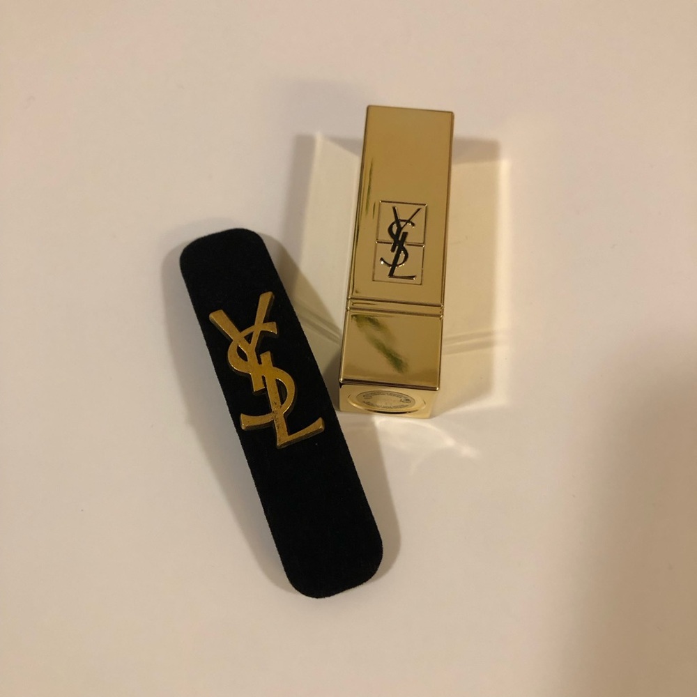 YSL Lipstick Rouge Pur Couture & Hair Clip NWOT